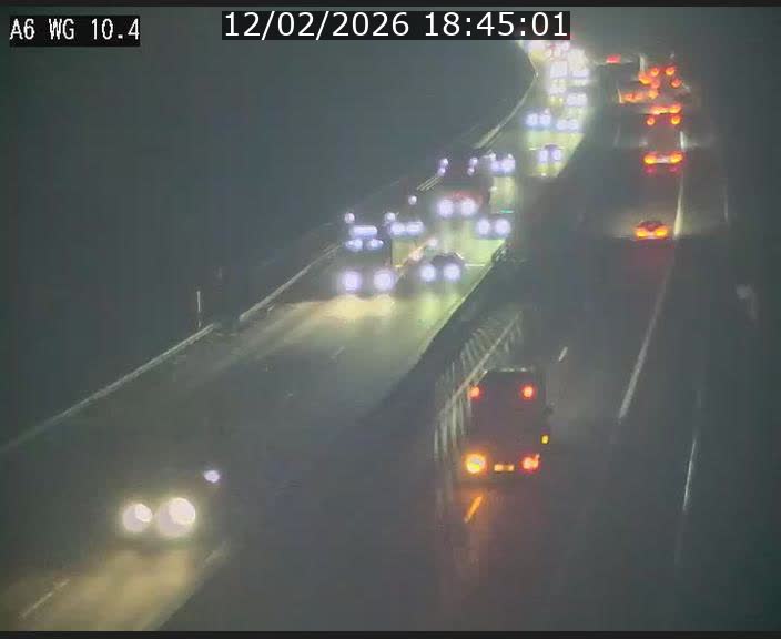 <h2>Traffic live webcam Luxembourg Mamer - A6 - BK 10.4 - direction Luxembourg/France/Allemagne</h2>