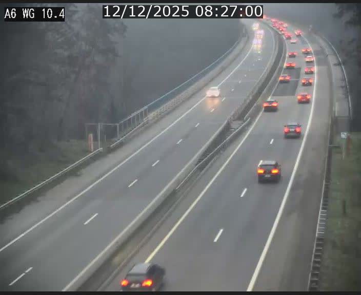 <h2>Traffic live webcam Luxembourg Mamer - A6 - BK 10.4 - direction Luxembourg/France/Allemagne</h2>