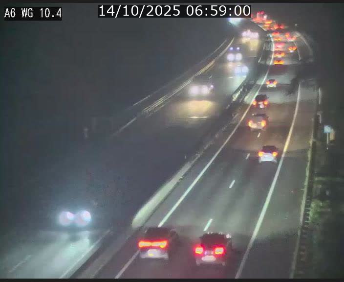 <h2>Traffic live webcam Luxembourg Mamer - A6 - BK 10.4 - direction Luxembourg/France/Allemagne</h2>