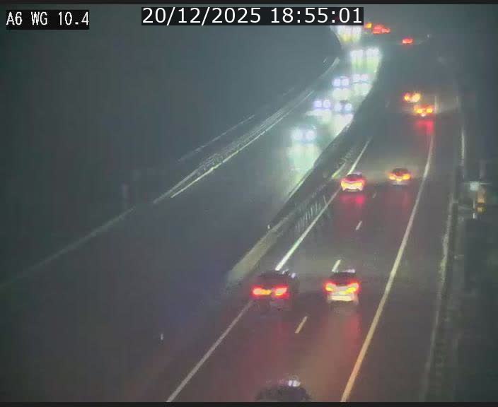 <h2>Traffic live webcam Luxembourg Mamer - A6 - BK 10.4 - direction Luxembourg/France/Allemagne</h2>