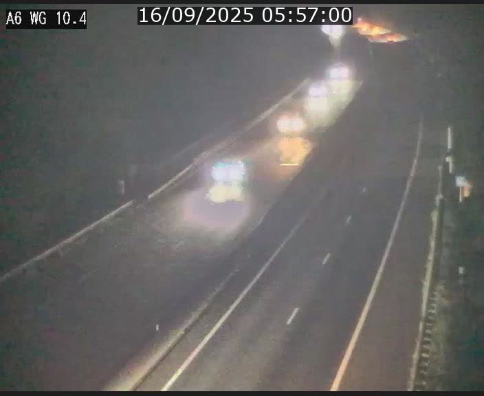 <h2>Traffic live webcam Luxembourg Mamer - A6 - BK 10.4 - direction Luxembourg/France/Allemagne</h2>