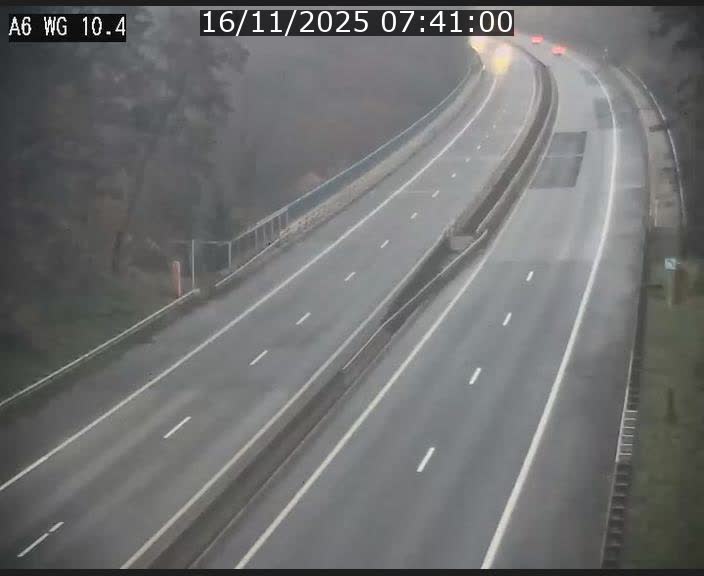 Traffic live webcam Luxembourg Mamer - A6 - BK 10.4 - direction Luxembourg/France/Allemagne
