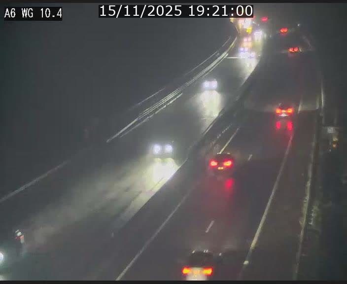 Traffic live webcam Luxembourg Mamer - A6 - BK 10.4 - direction Luxembourg/France/Allemagne