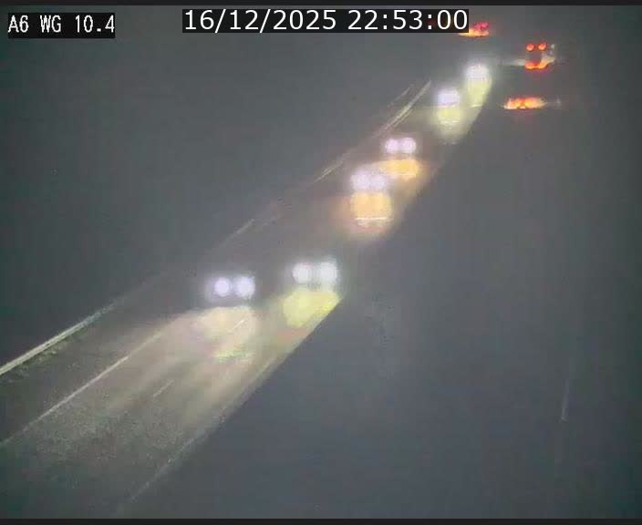 <h2>Traffic live webcam Luxembourg Mamer - A6 - BK 10.4 - direction Luxembourg/France/Allemagne</h2>