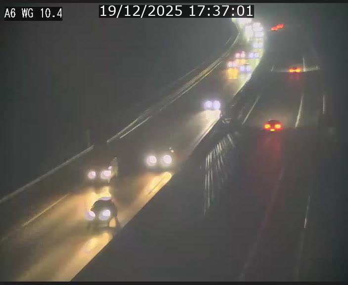 <h2>Traffic live webcam Luxembourg Mamer - A6 - BK 10.4 - direction Luxembourg/France/Allemagne</h2>