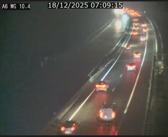 <h2>Traffic live webcam Luxembourg Mamer - A6 - BK 10.4 - direction Luxembourg/France/Allemagne</h2>