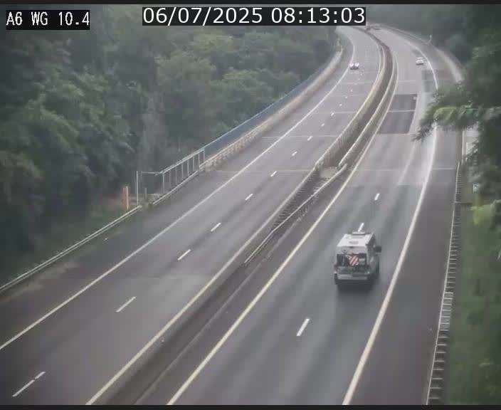 Traffic live webcam Luxembourg Mamer - A6 - BK 10.4 - direction Luxembourg/France/Allemagne