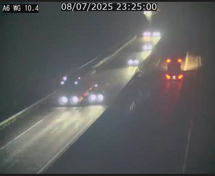 Traffic live webcam Luxembourg Mamer - A6 - BK 10.4 - direction Luxembourg/France/Allemagne