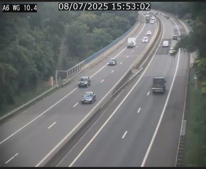 Traffic live webcam Luxembourg Mamer - A6 - BK 10.4 - direction Luxembourg/France/Allemagne