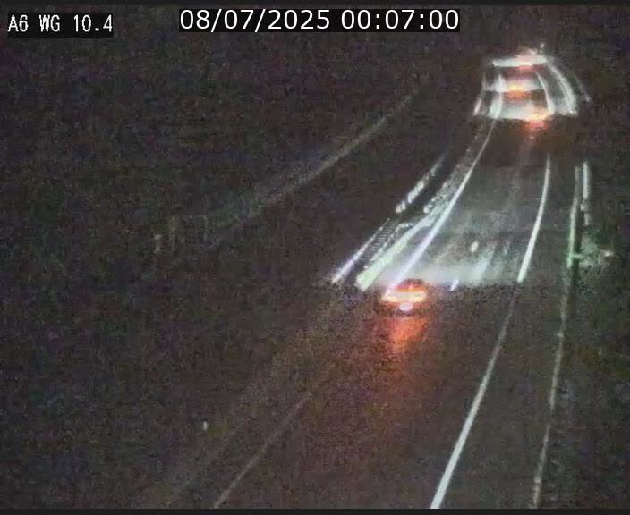 Traffic live webcam Luxembourg Mamer - A6 - BK 10.4 - direction Luxembourg/France/Allemagne