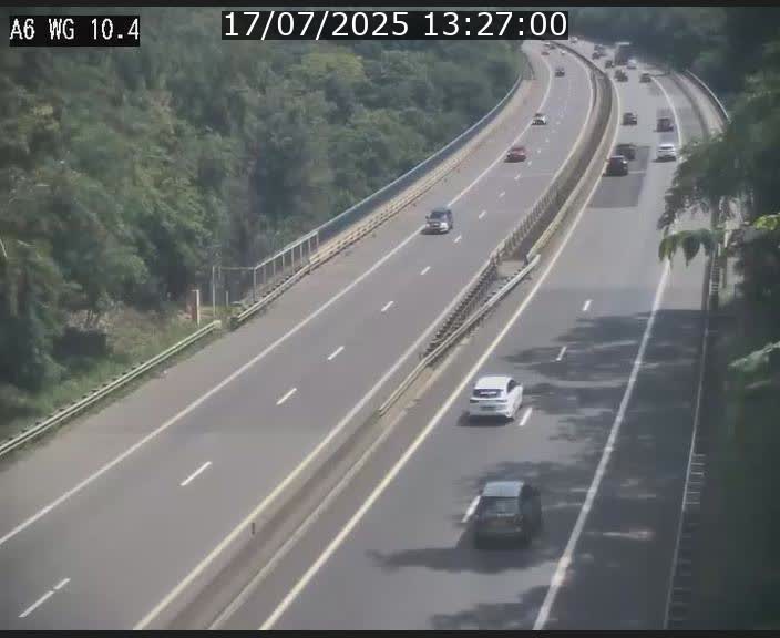 Traffic live webcam Luxembourg Mamer - A6 - BK 10.4 - direction Luxembourg/France/Allemagne