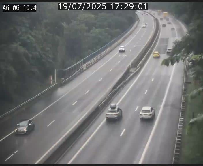 Traffic live webcam Luxembourg Mamer - A6 - BK 10.4 - direction Luxembourg/France/Allemagne