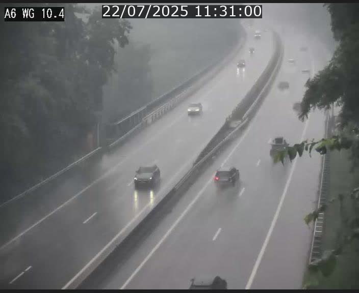 Traffic live webcam Luxembourg Mamer - A6 - BK 10.4 - direction Luxembourg/France/Allemagne