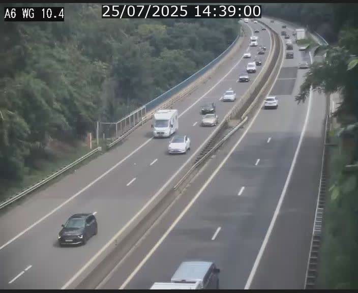 Traffic live webcam Luxembourg Mamer - A6 - BK 10.4 - direction Luxembourg/France/Allemagne