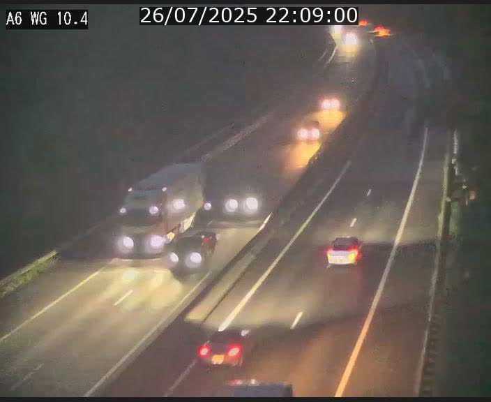 Traffic live webcam Luxembourg Mamer - A6 - BK 10.4 - direction Luxembourg/France/Allemagne