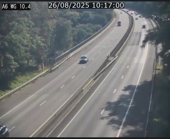 Traffic live webcam Luxembourg Mamer - A6 - BK 10.4 - direction Luxembourg/France/Allemagne