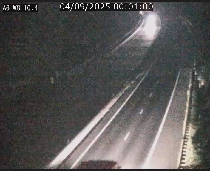 Traffic live webcam Luxembourg Mamer - A6 - BK 10.4 - direction Luxembourg/France/Allemagne