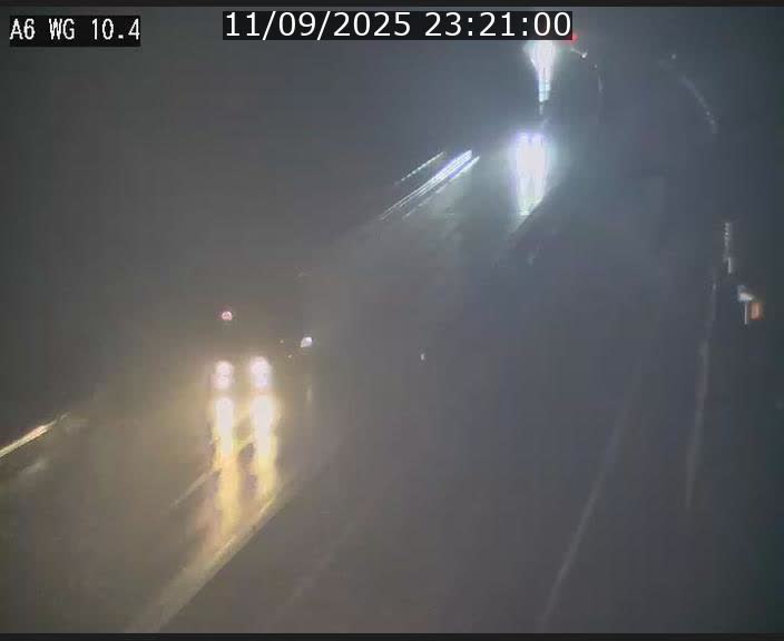 Traffic live webcam Luxembourg Mamer - A6 - BK 10.4 - direction Luxembourg/France/Allemagne