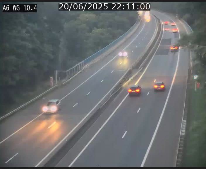 <h2>Traffic live webcam Luxembourg Mamer - A6 - BK 10.4 - direction Luxembourg/France/Allemagne</h2>