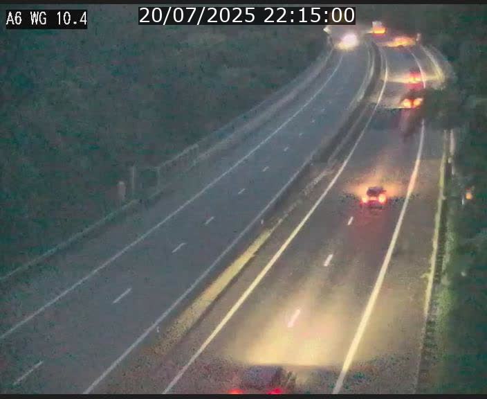 <h2>Traffic live webcam Luxembourg Mamer - A6 - BK 10.4 - direction Luxembourg/France/Allemagne</h2>