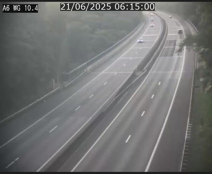 <h2>Traffic live webcam Luxembourg Mamer - A6 - BK 10.4 - direction Luxembourg/France/Allemagne</h2>