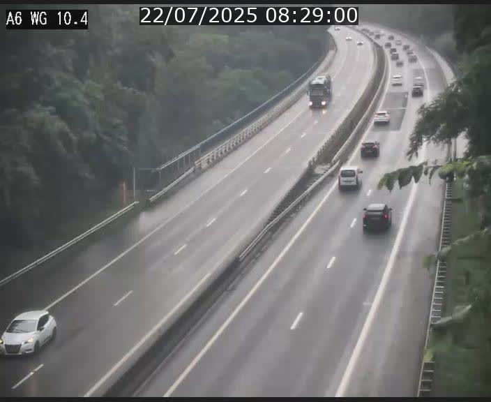 <h2>Traffic live webcam Luxembourg Mamer - A6 - BK 10.4 - direction Luxembourg/France/Allemagne</h2>