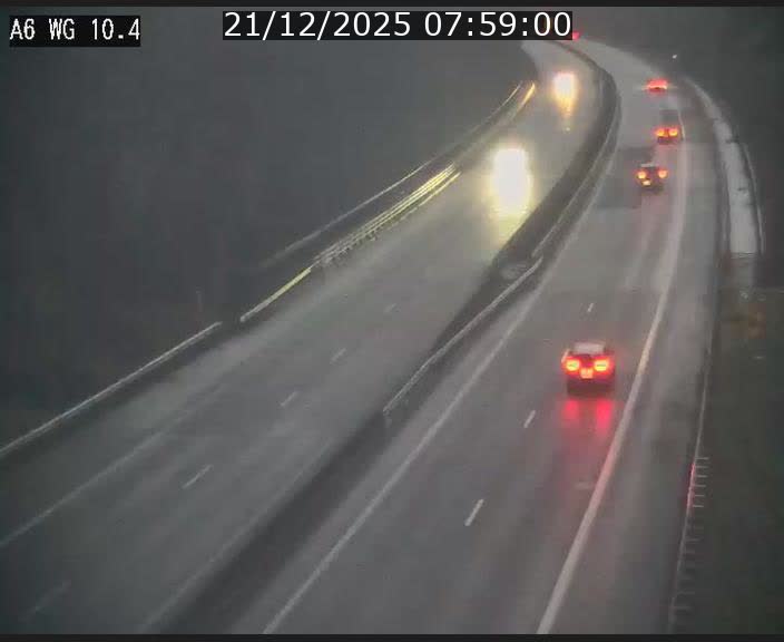 Traffic live webcam Luxembourg Mamer - A6 - BK 10.4 - direction Luxembourg/France/Allemagne