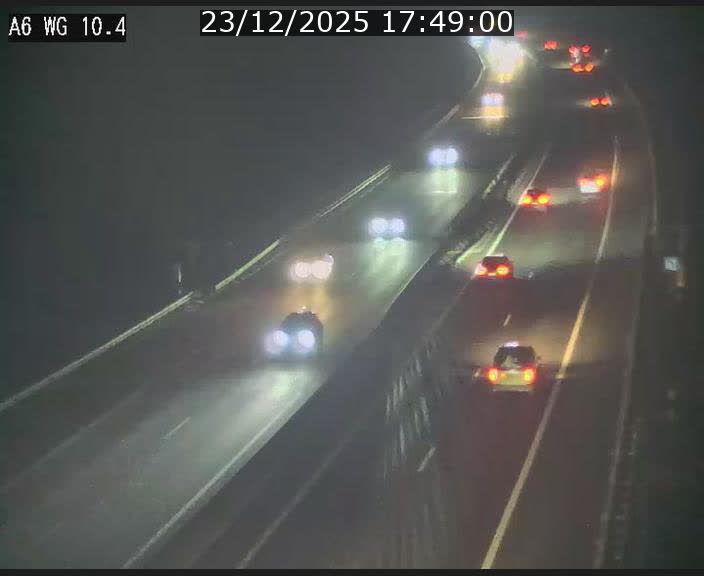 <h2>Traffic live webcam Luxembourg Mamer - A6 - BK 10.4 - direction Luxembourg/France/Allemagne</h2>