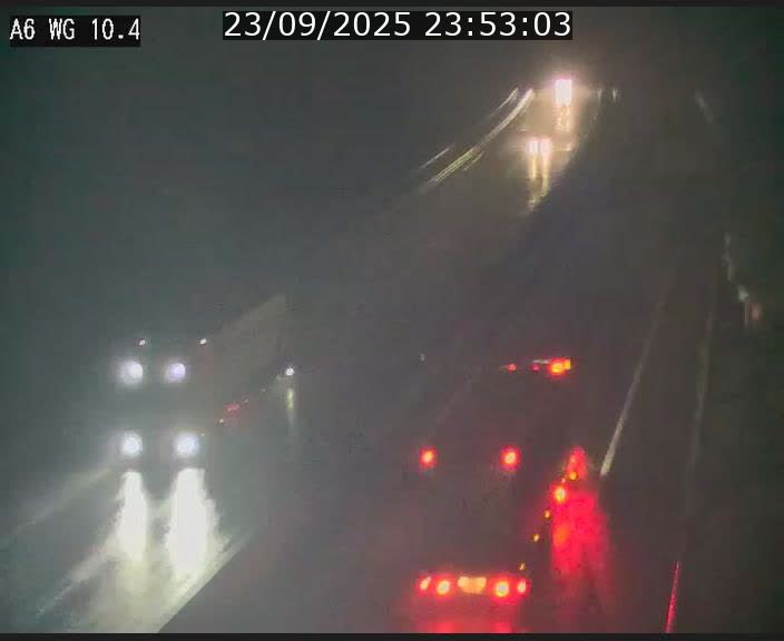 <h2>Traffic live webcam Luxembourg Mamer - A6 - BK 10.4 - direction Luxembourg/France/Allemagne</h2>