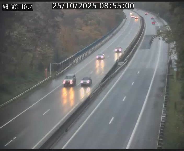 <h2>Traffic live webcam Luxembourg Mamer - A6 - BK 10.4 - direction Luxembourg/France/Allemagne</h2>