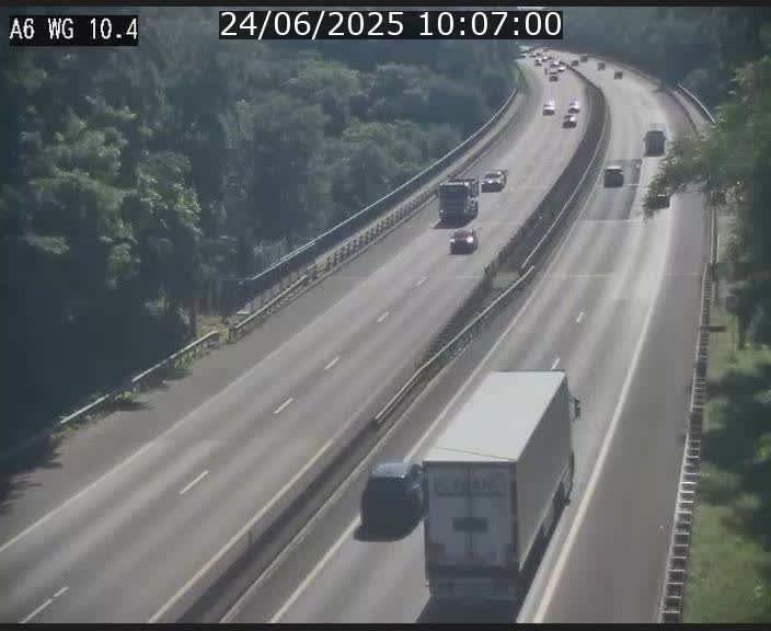 <h2>Traffic live webcam Luxembourg Mamer - A6 - BK 10.4 - direction Luxembourg/France/Allemagne</h2>