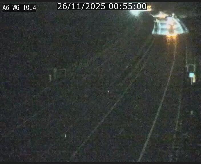 <h2>Traffic live webcam Luxembourg Mamer - A6 - BK 10.4 - direction Luxembourg/France/Allemagne</h2>