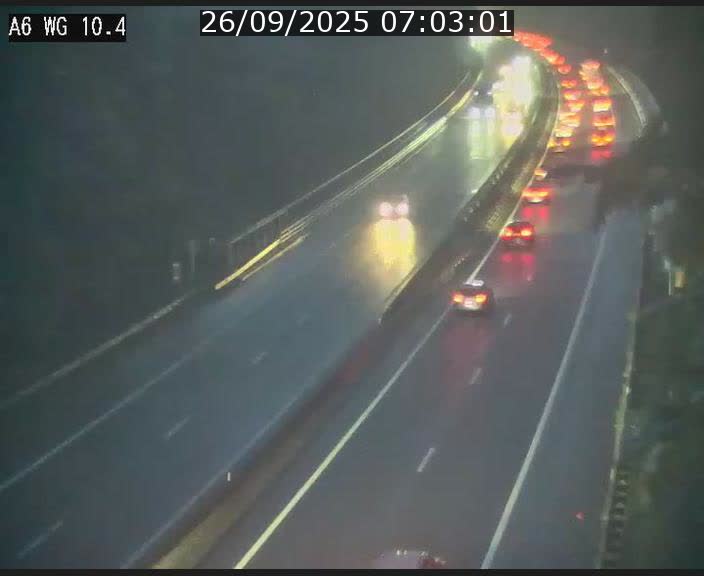 <h2>Traffic live webcam Luxembourg Mamer - A6 - BK 10.4 - direction Luxembourg/France/Allemagne</h2>