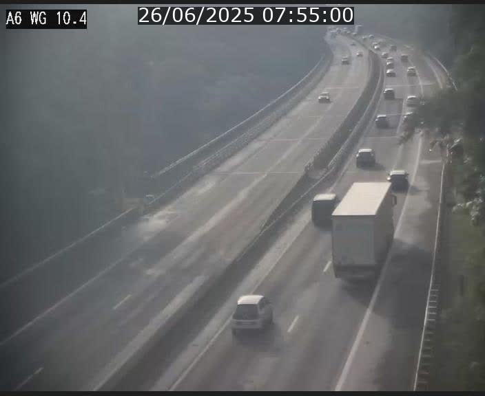 <h2>Traffic live webcam Luxembourg Mamer - A6 - BK 10.4 - direction Luxembourg/France/Allemagne</h2>