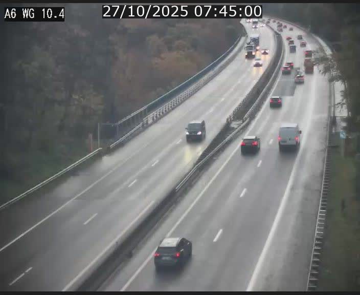 <h2>Traffic live webcam Luxembourg Mamer - A6 - BK 10.4 - direction Luxembourg/France/Allemagne</h2>