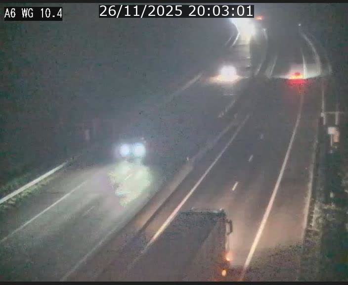 <h2>Traffic live webcam Luxembourg Mamer - A6 - BK 10.4 - direction Luxembourg/France/Allemagne</h2>