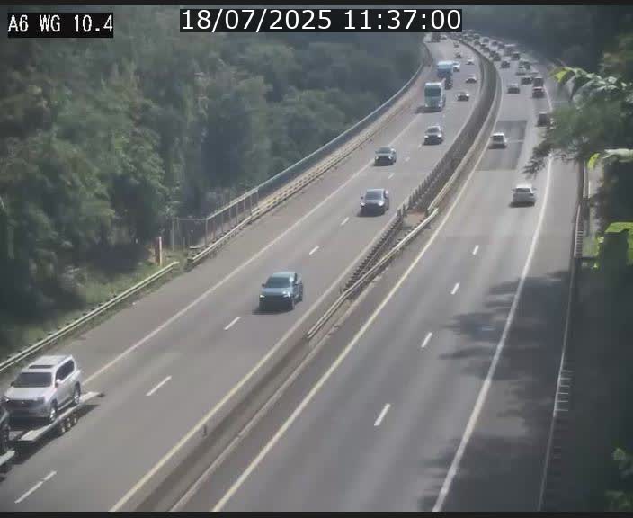 <h2>Traffic live webcam Luxembourg Mamer - A6 - BK 10.4 - direction Luxembourg/France/Allemagne</h2>