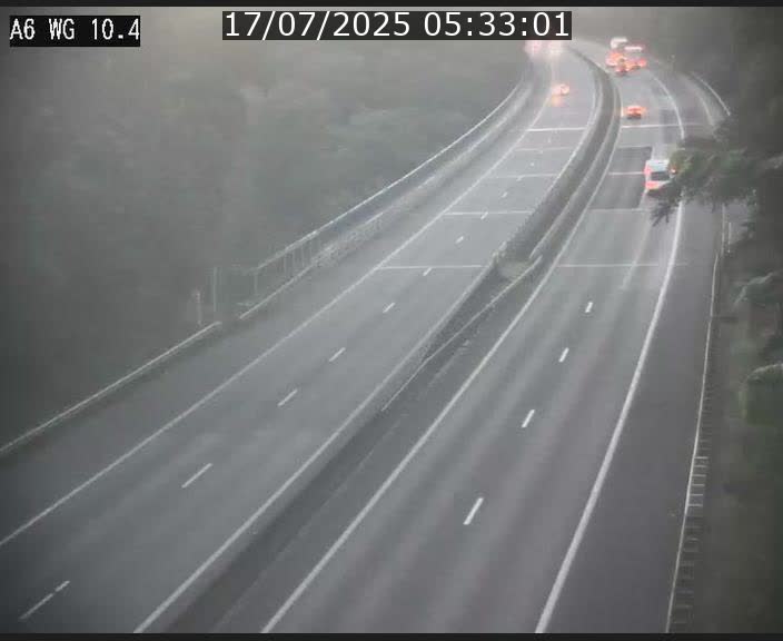 <h2>Traffic live webcam Luxembourg Mamer - A6 - BK 10.4 - direction Luxembourg/France/Allemagne</h2>