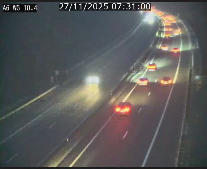 <h2>Traffic live webcam Luxembourg Mamer - A6 - BK 10.4 - direction Luxembourg/France/Allemagne</h2>