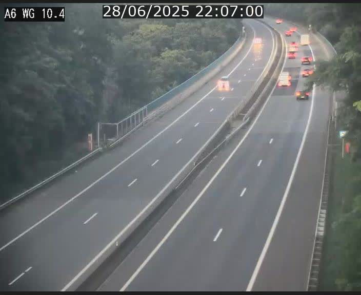 <h2>Traffic live webcam Luxembourg Mamer - A6 - BK 10.4 - direction Luxembourg/France/Allemagne</h2>