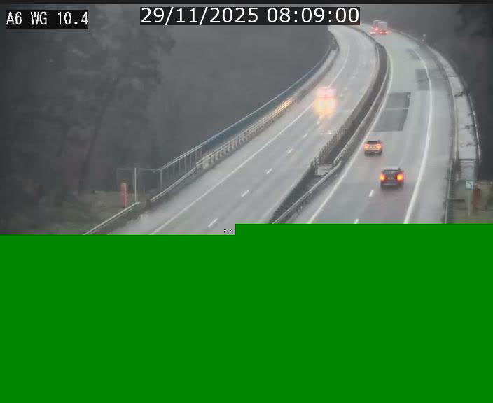 <h2>Traffic live webcam Luxembourg Mamer - A6 - BK 10.4 - direction Luxembourg/France/Allemagne</h2>