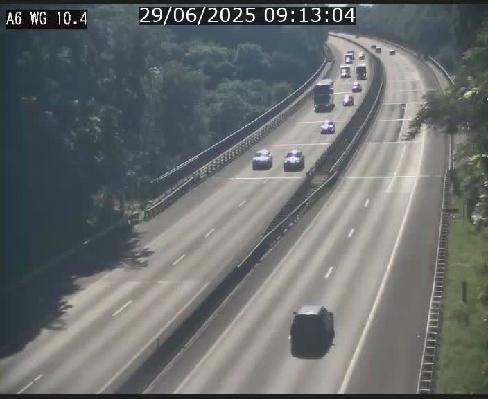 <h2>Traffic live webcam Luxembourg Mamer - A6 - BK 10.4 - direction Luxembourg/France/Allemagne</h2>