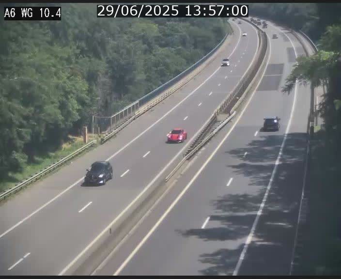<h2>Traffic live webcam Luxembourg Mamer - A6 - BK 10.4 - direction Luxembourg/France/Allemagne</h2>