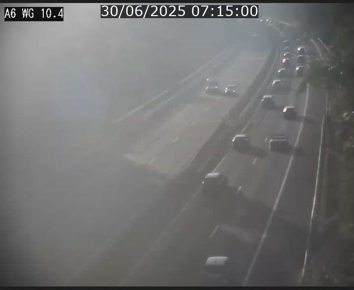 <h2>Traffic live webcam Luxembourg Mamer - A6 - BK 10.4 - direction Luxembourg/France/Allemagne</h2>