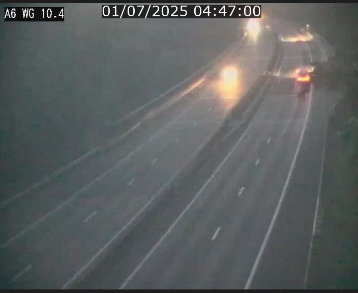 <h2>Traffic live webcam Luxembourg Mamer - A6 - BK 10.4 - direction Luxembourg/France/Allemagne</h2>