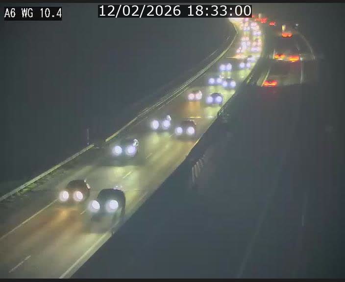 <h2>Traffic live webcam Luxembourg Mamer - A6 - BK 10.4 - direction Luxembourg/France/Allemagne</h2>