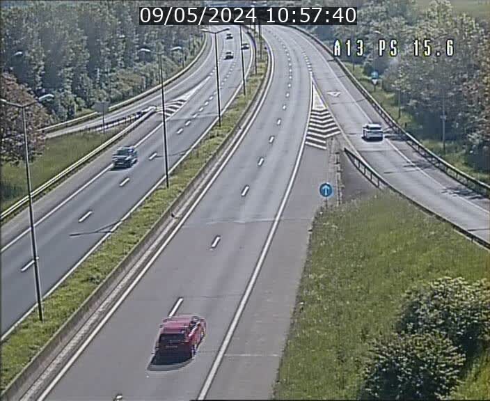 Traffic live webcam Luxembourg Kayl - A13 direction Dudelange - BK 15.6