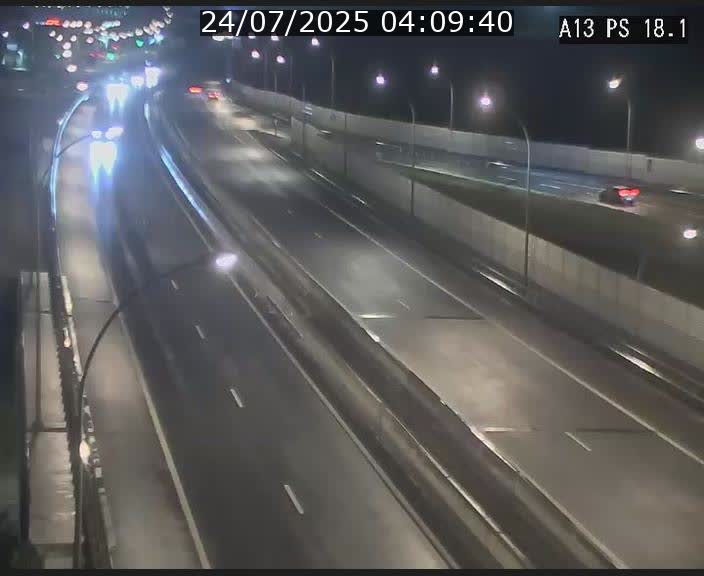Traffic live webcam Luxembourg Dudelange - A13 direction Croix de Bettembourg - BK 18.1