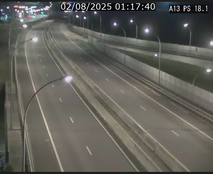 Traffic live webcam Luxembourg Dudelange - A13 direction Croix de Bettembourg - BK 18.1