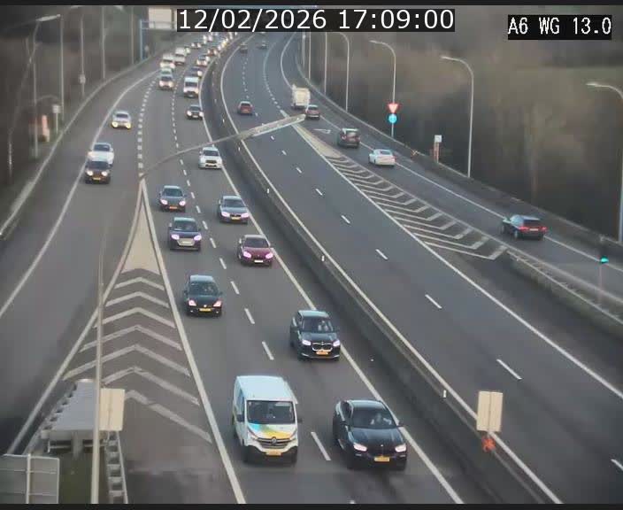 <h2>Traffic live webcam Luxembourg Mamer - A6 - BK 13 - direction Luxembourg/France/Allemagne</h2>